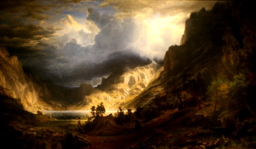 WLA brooklynmuseum A Storm in the Rocky Mountains