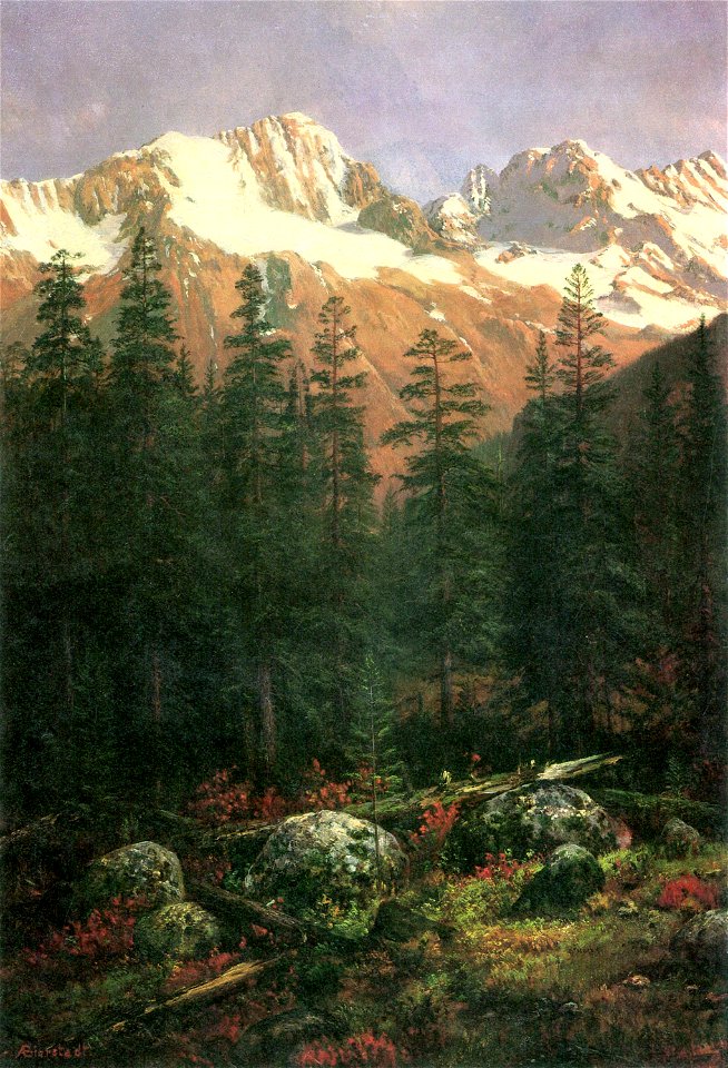Albert Bierstadt - Canadian Rockies