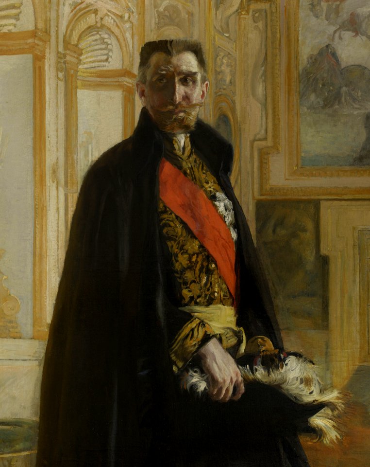 Albert Besnard - Portrait de Camille Barrère au palais Farnèse - PPP835 - Musée des Beaux-Arts de la ville de Paris