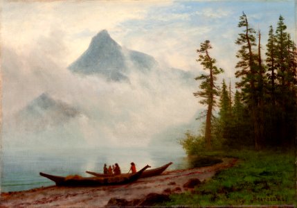 Albert Bierstadt - Alaska - 11.78 - Indianapolis Museum of Art. Free illustration for personal and commercial use.