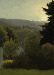 Albert Bierstadt - Forested hills