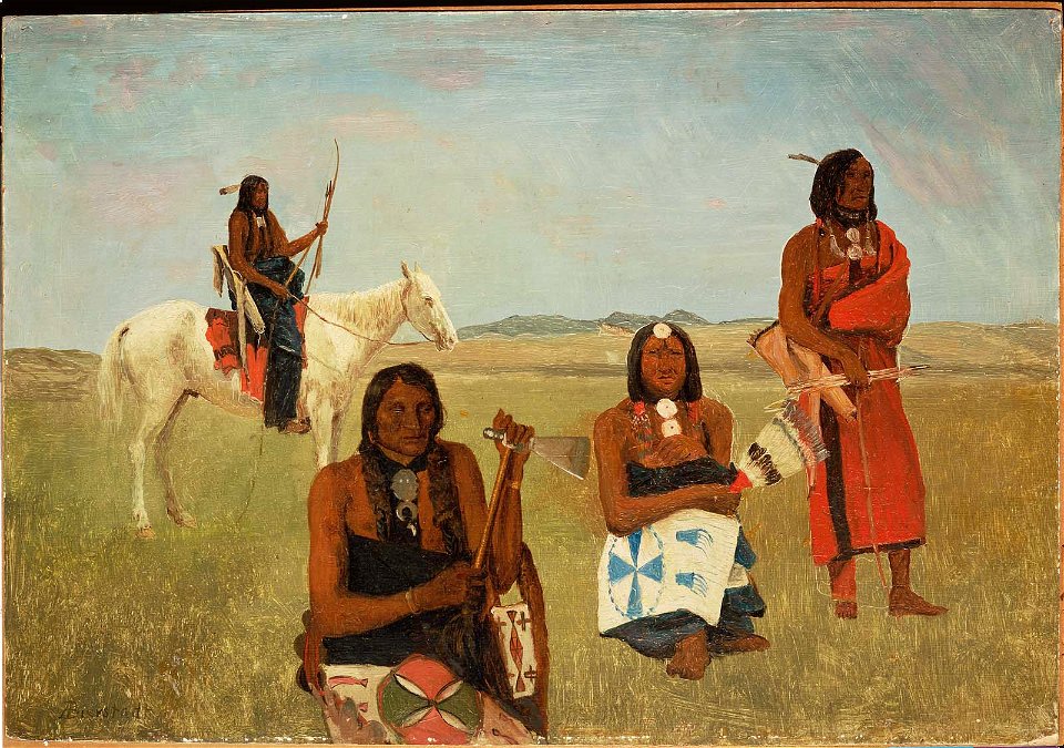 Albert Bierstadt - Indians near Fort Laramie - 48.411 - Museum of Fine Arts