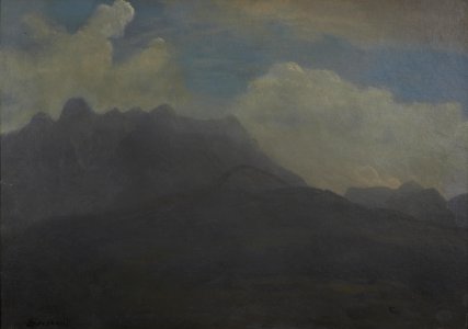 Albert Bierstadt - Mountains and foothills