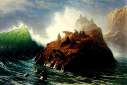 Albert Bierstadt - Seal Rock