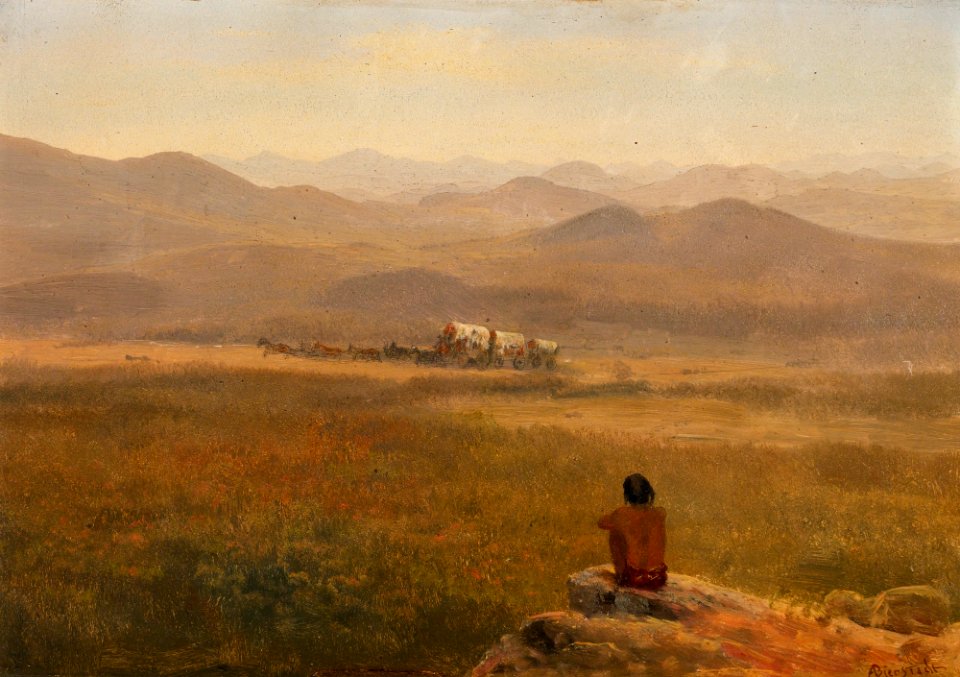 Albert Bierstadt - The Lookout (1900)