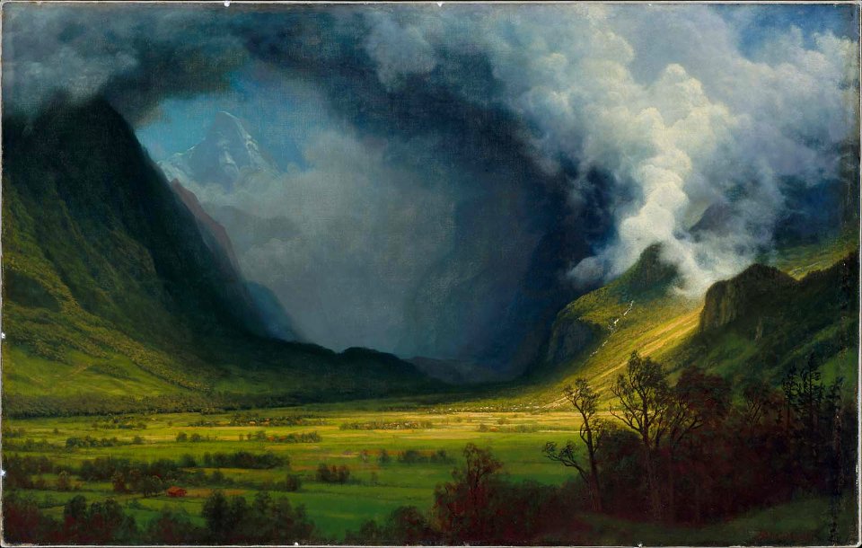 Albert Bierstadt - Storm in the Mountains - 47.1257 - Museum of Fine Arts