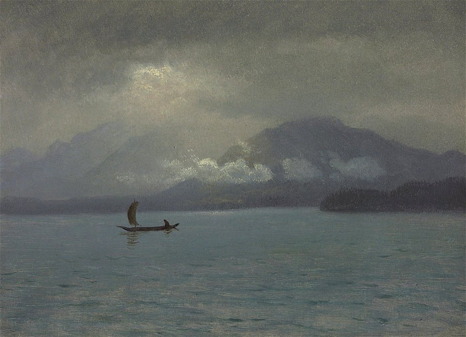Albert Bierstadt - Northwest Coast (c.1889)