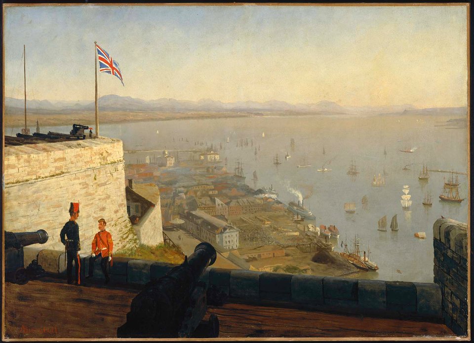 Albert Bierstadt - St. Lawrence River, from the Citadel, Quebec - 47.1258 - Museum of Fine Arts