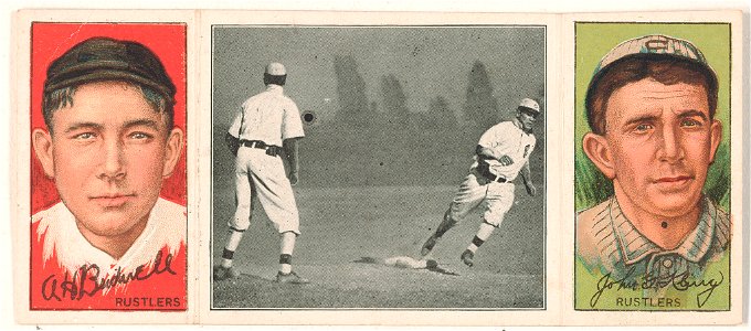 Albert Bridwell-John Kling, Boston Rustlers, baseball card portrait LCCN2008678437