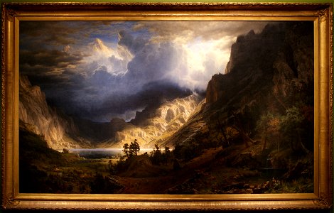 WLA brooklynmuseum Albert Bierstadt A Storm in the Rocky Mountains