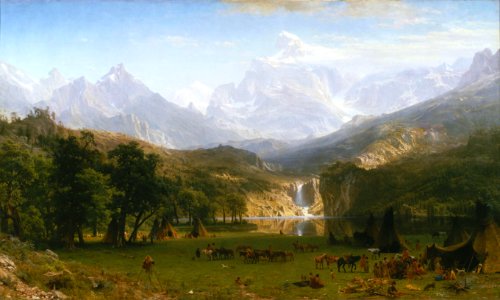 1863 - bierstadt landers peak. Free illustration for personal and commercial use.