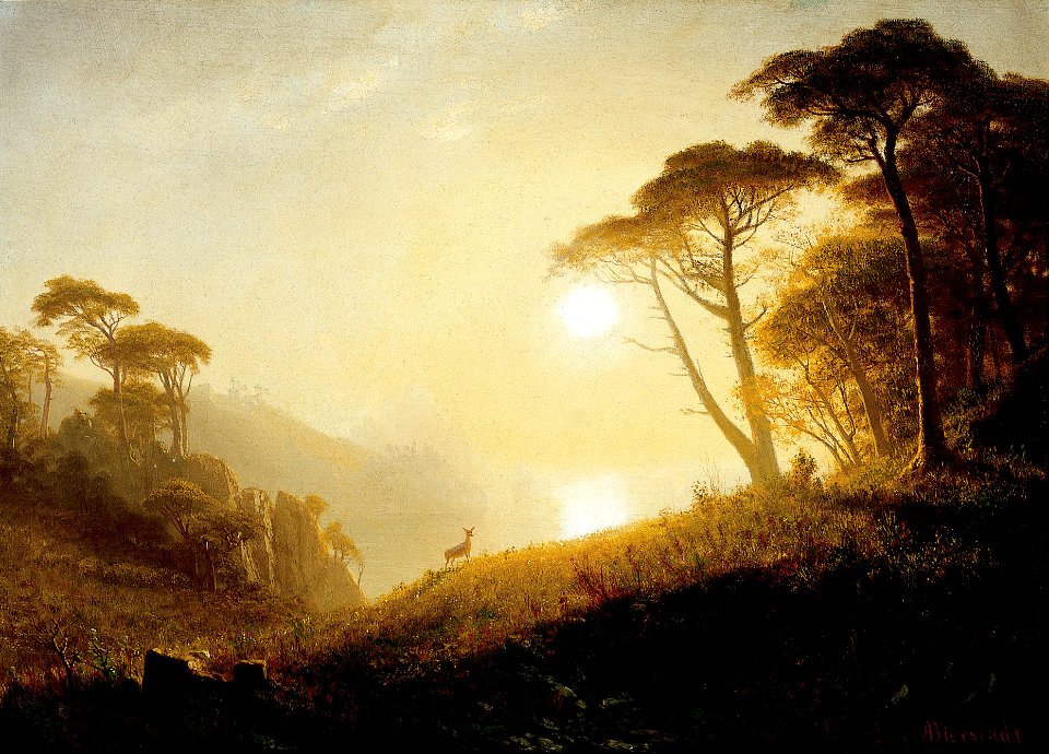 Albert Bierstadt - Scene in Yosemite Valley