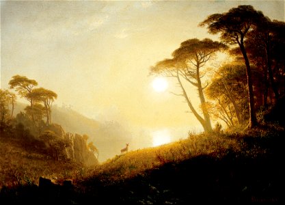 Albert Bierstadt - Scene in Yosemite Valley