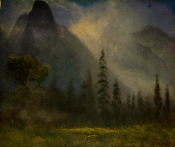 Albert Bierstadt -Yosemite Valley. Free illustration for personal and commercial use.