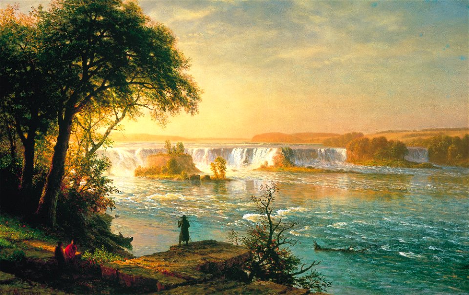 Albert Bierstadt - The Falls of St. Anthony