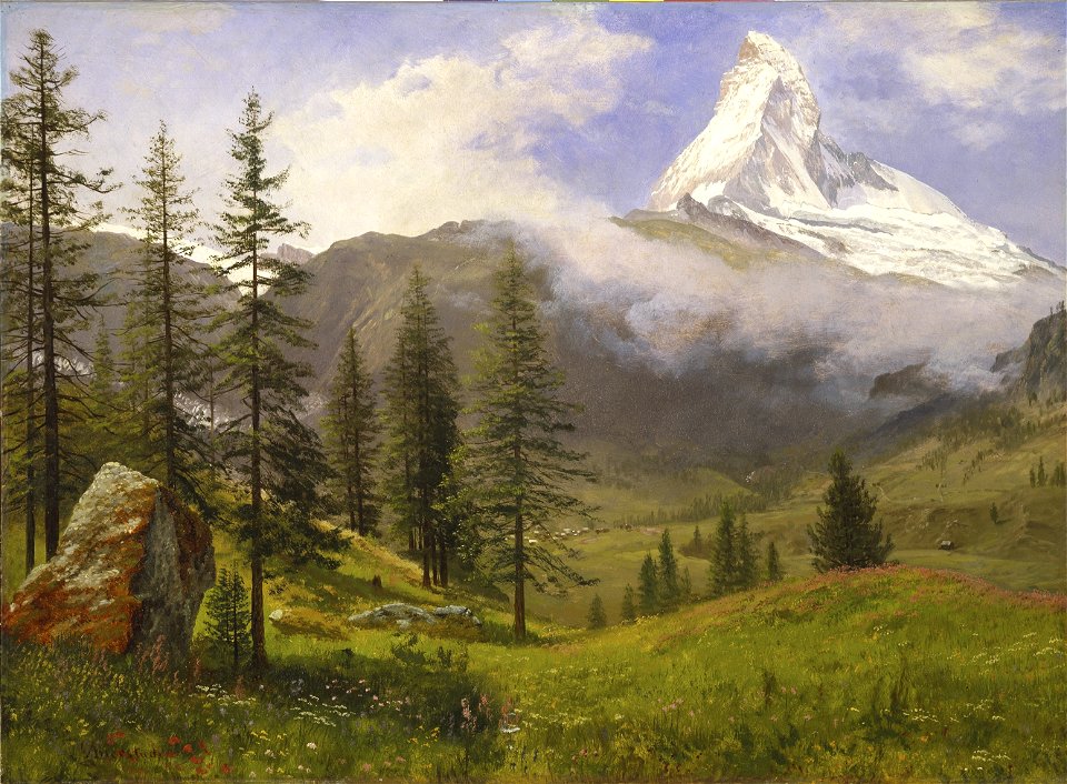 Albert Bierstadt - The Matterhorn - 1971.72 - Dallas Museum of Art