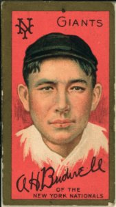 Albert Bridwell, New York Giants, baseball card portrait LCCN2008677486