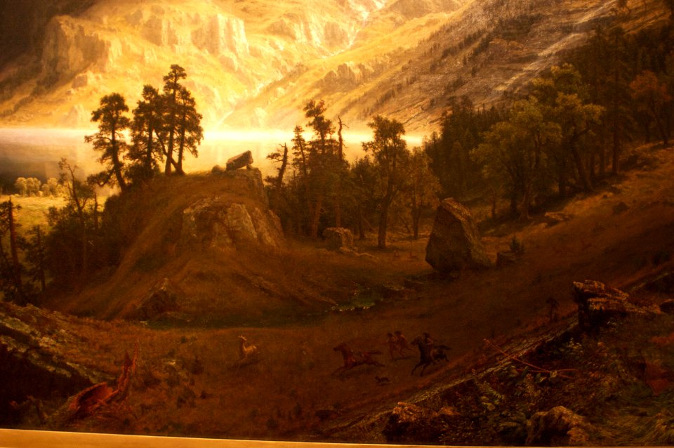 WLA brooklynmuseum detail of A Storm in the Rocky Mountains 1866