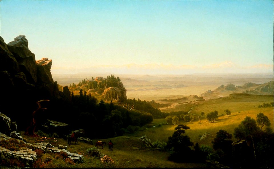 Albert Bierstadt - View from the Wind River Mountains, Wyoming