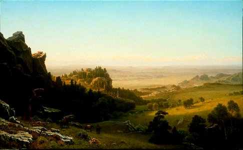 Albert Bierstadt - View from the Wind River Mountains, Wyoming