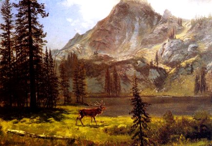 Albert Bierstadt Call Of The Wild. Free illustration for personal and commercial use.