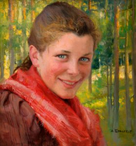 Albert Edelfelt - Borgaflicka, 1895