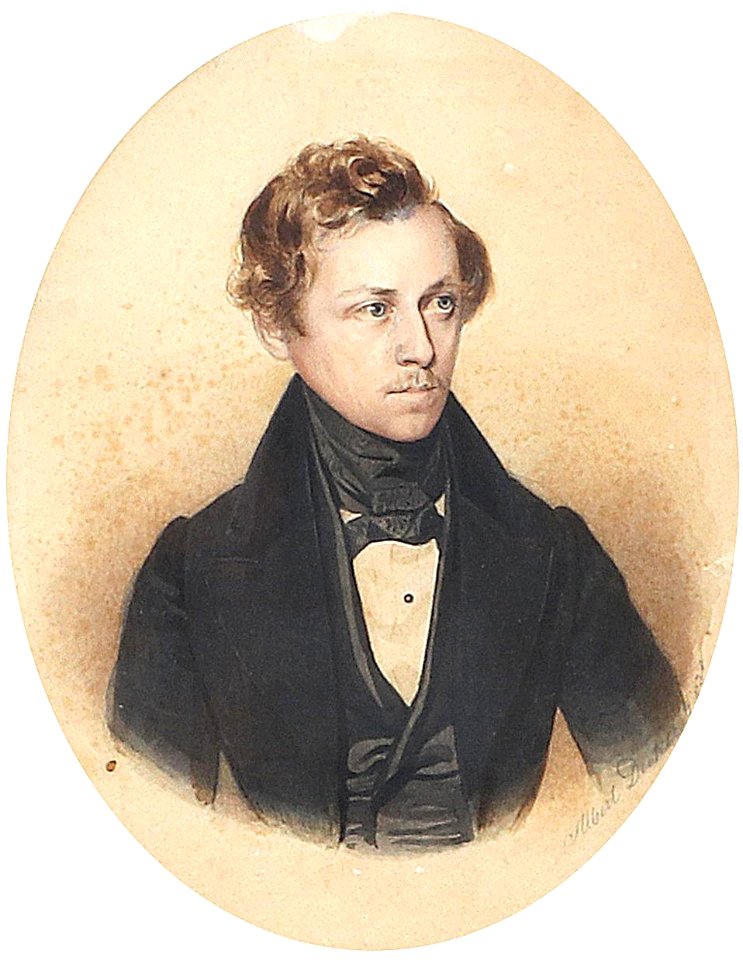 Albert Decker Herrenbildnis 1838