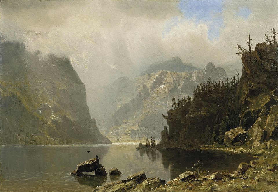 Albert bierstadt western landscape)