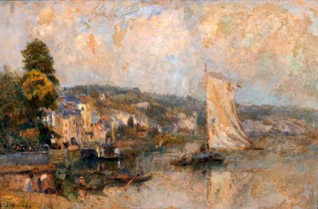 Albert Charles Lebourg - La Seine à La Bouille, environs de Rouen - PPP2242 - Musée des Beaux-Arts de la ville de Paris