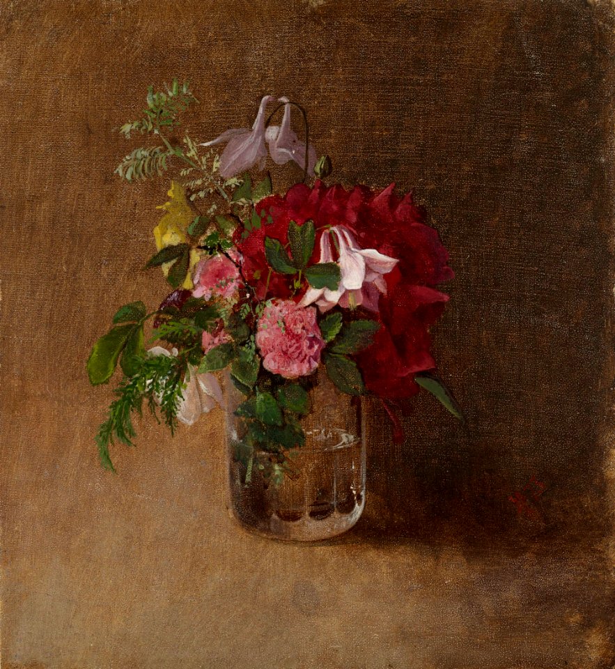 Albert Edelfelt - Flowers in a Glass - A III 1962 - Finnish National Gallery
