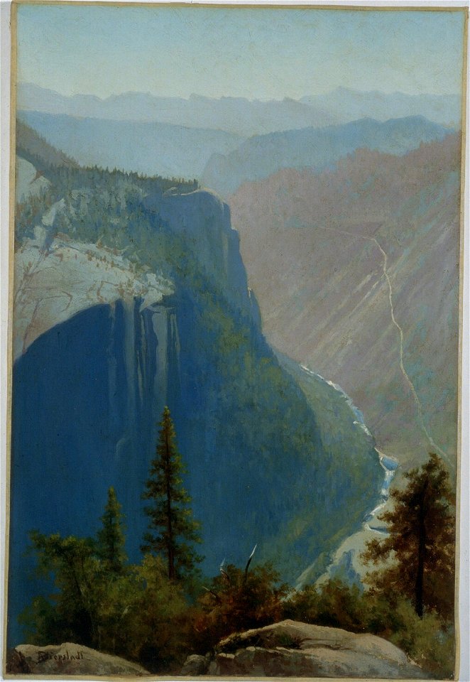 Albert Bierstadt - Yosemite Valley (Herbert F. Johnson Museum of Art)