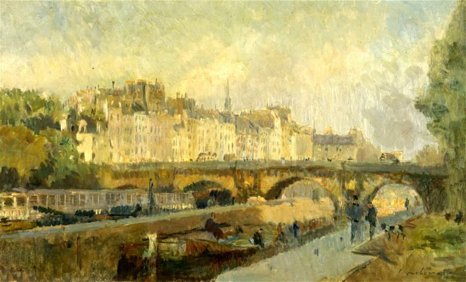 Albert Charles Lebourg - Le Pont Neuf - PPP585 - Musée des Beaux-Arts de la ville de Paris