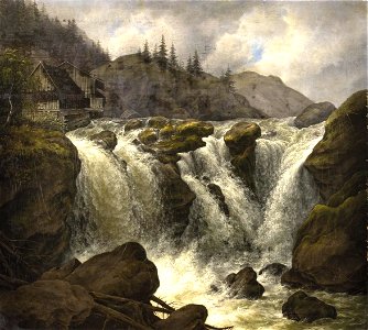 Albert de Marées Traunfall 1840