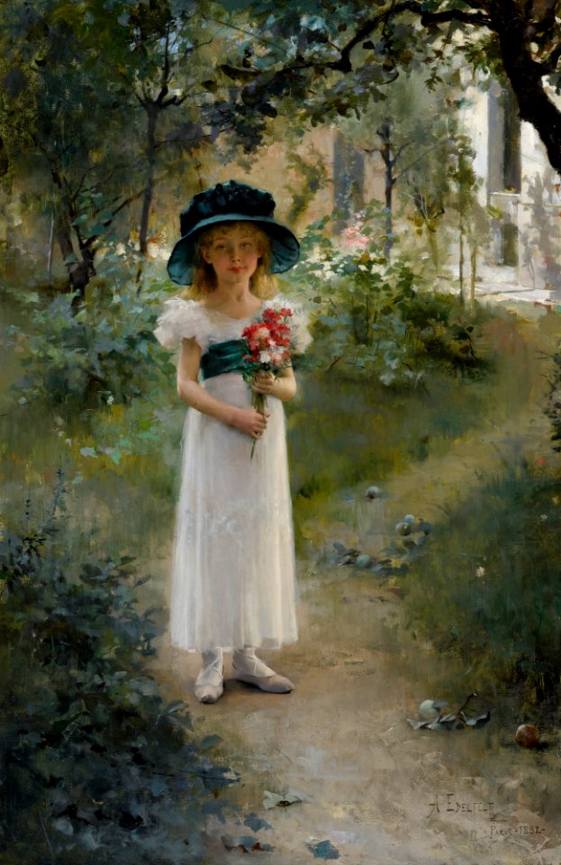 Albert Edelfelt - Au Jardin