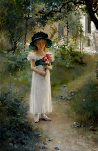 Albert Edelfelt - Au Jardin