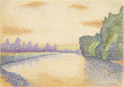 Albert Dubois-Pillet The Banks on the Marne at Dawn