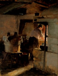 Albert Edelfelt - Lieden ääressä - A III 1986 - Finnish National Gallery