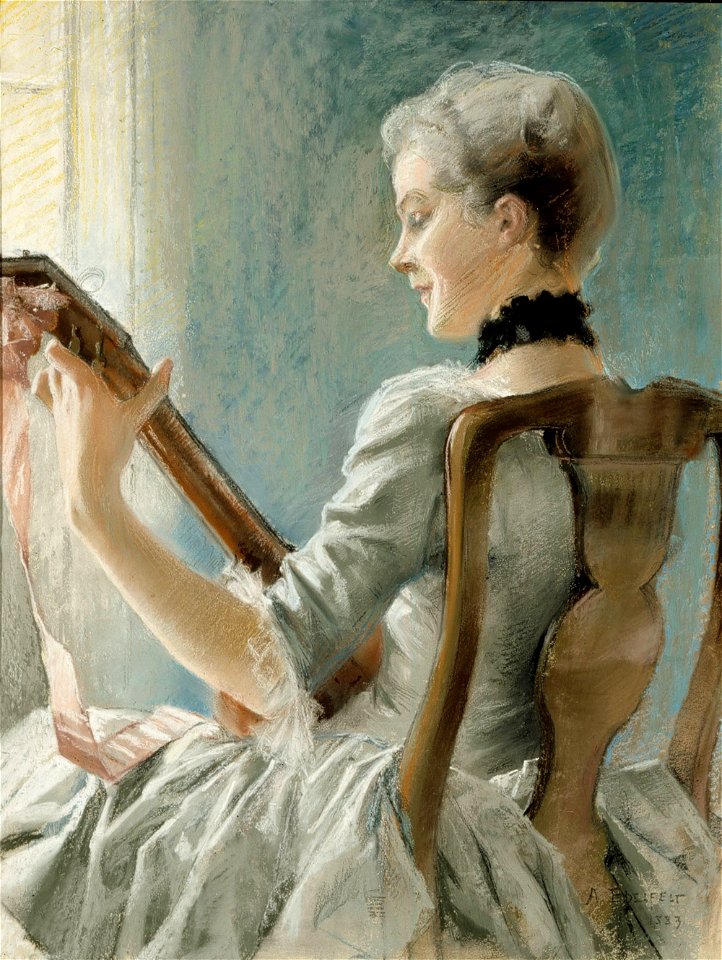 Albert Edelfelt - Dalin´s Spring Song - A I 214 - Finnish National Gallery