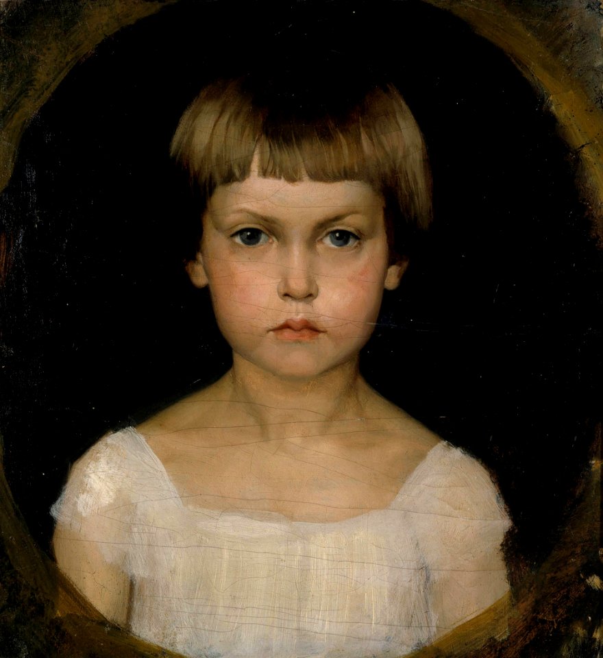Albert Edelfelt - Berta Edelfeltin muotokuva