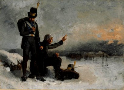 Albert Edelfelt - Kohtaus Suomen sodasta