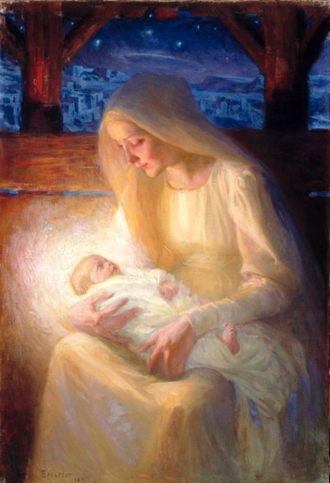 Albert Edelfelt - Madonna (1895)