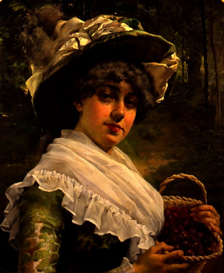 Albert Edelfelt - Cherry Girl