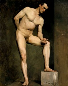 Albert Edelfelt - Miesmalli, akatemiaharjoitelma - A I 215 H - Finnish National Gallery