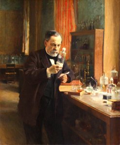 Albert Edelfelt - Louis Pasteur - 1885. Free illustration for personal and commercial use.