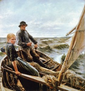 Albert Edelfelt - Käytössä aallonmurtaja