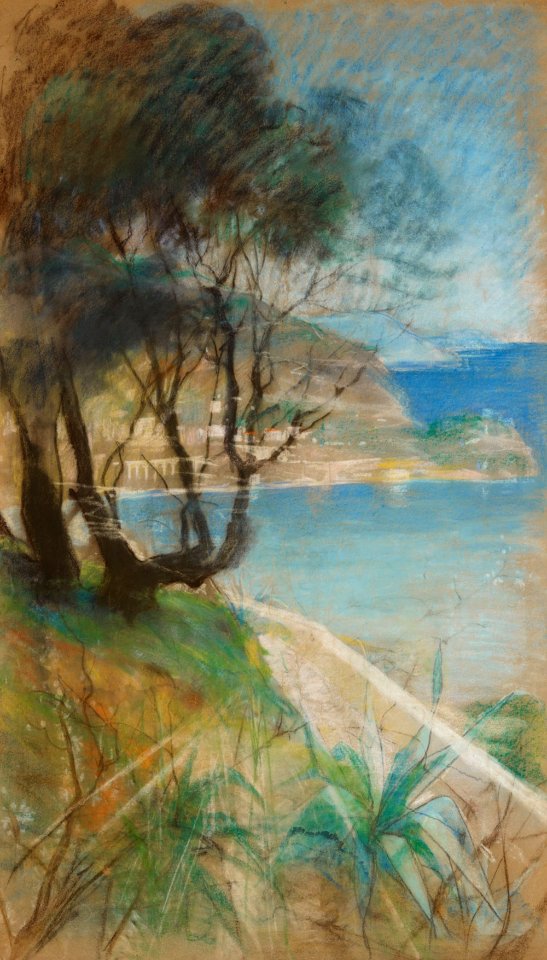 Albert Edelfelt - Landscape from the Mediterranean - A-2011-163 - Finnish National Gallery