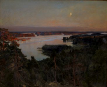 Albert Edelfelt - Summer Evening, Haiko Fiord - DEP698 - Statens Museum for Kunst