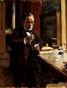 Albert Edelfelt - Portrait of Louis Pasteur, Study. Free illustration for personal and commercial use.