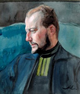 Albert Edelfelt - Portrait of the Artist Werner von Hausen