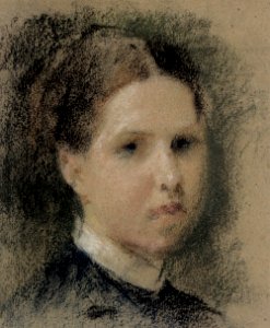 Albert Edelfelt - Portrait of Annie Edelfelt - A III 2008 - Finnish National Gallery